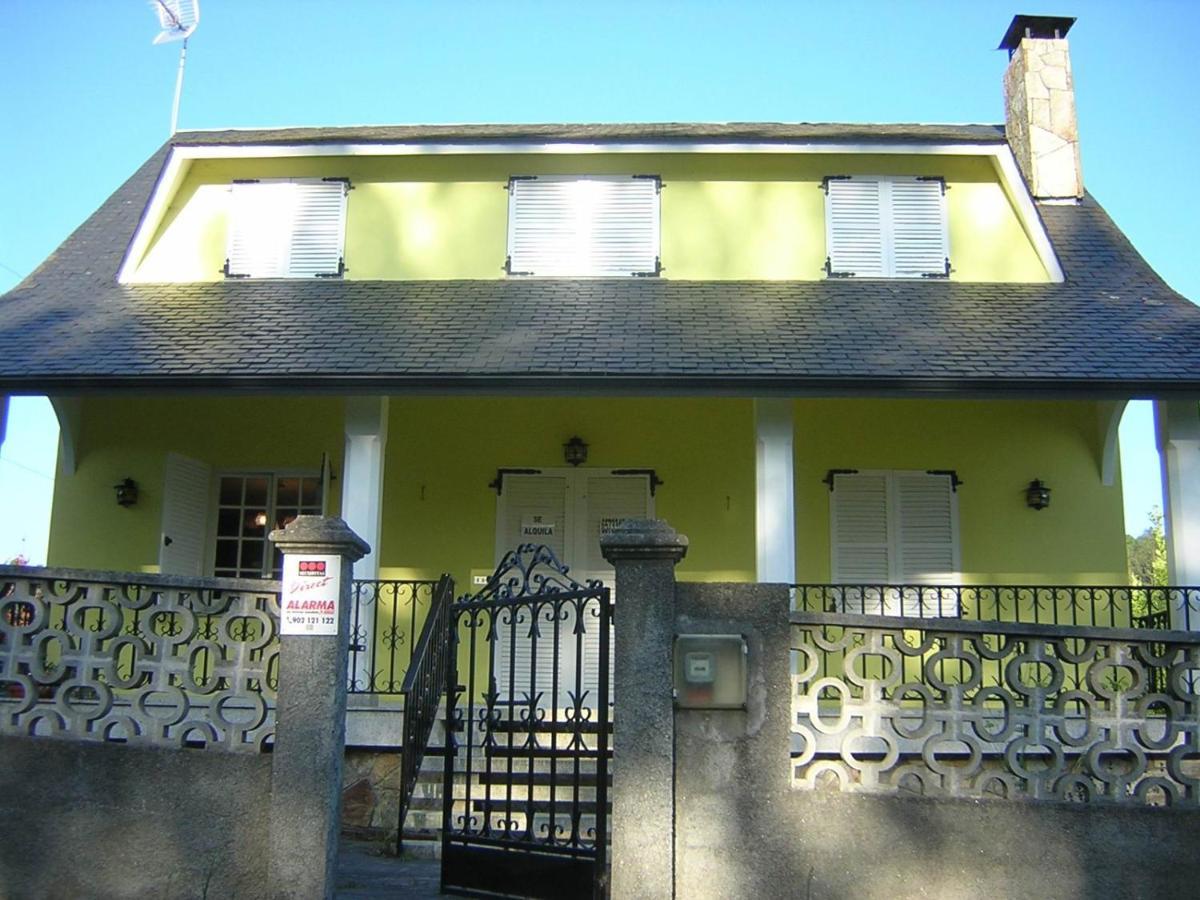 Casa Con Jardin En La Playa De Almieiras Villa Fene Kültér fotó